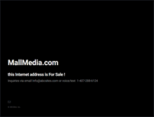 Tablet Screenshot of mallmedia.com